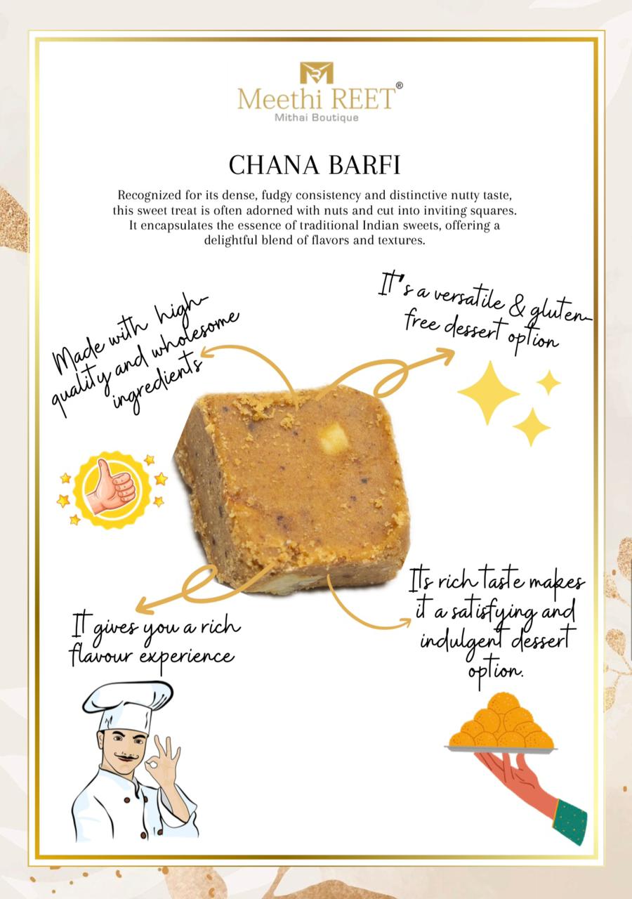 Chana Barfi (Gluten Free)