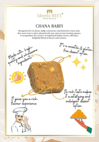 Chana Barfi (Gluten Free)